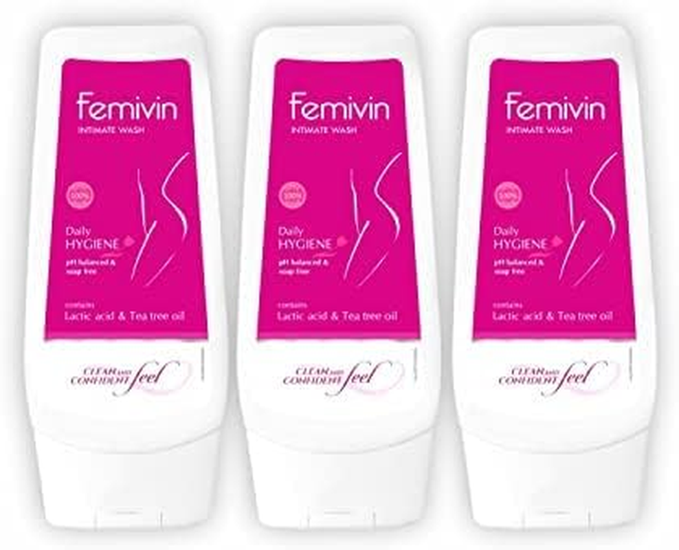 Leeford Femivin Intimate Wash Combo Pack of 3 for Women - Daily Hygiene | Soap Free | Enriched with Tea Tree Oil | Clean and Fresh All Day - 100Ml Each image number 1