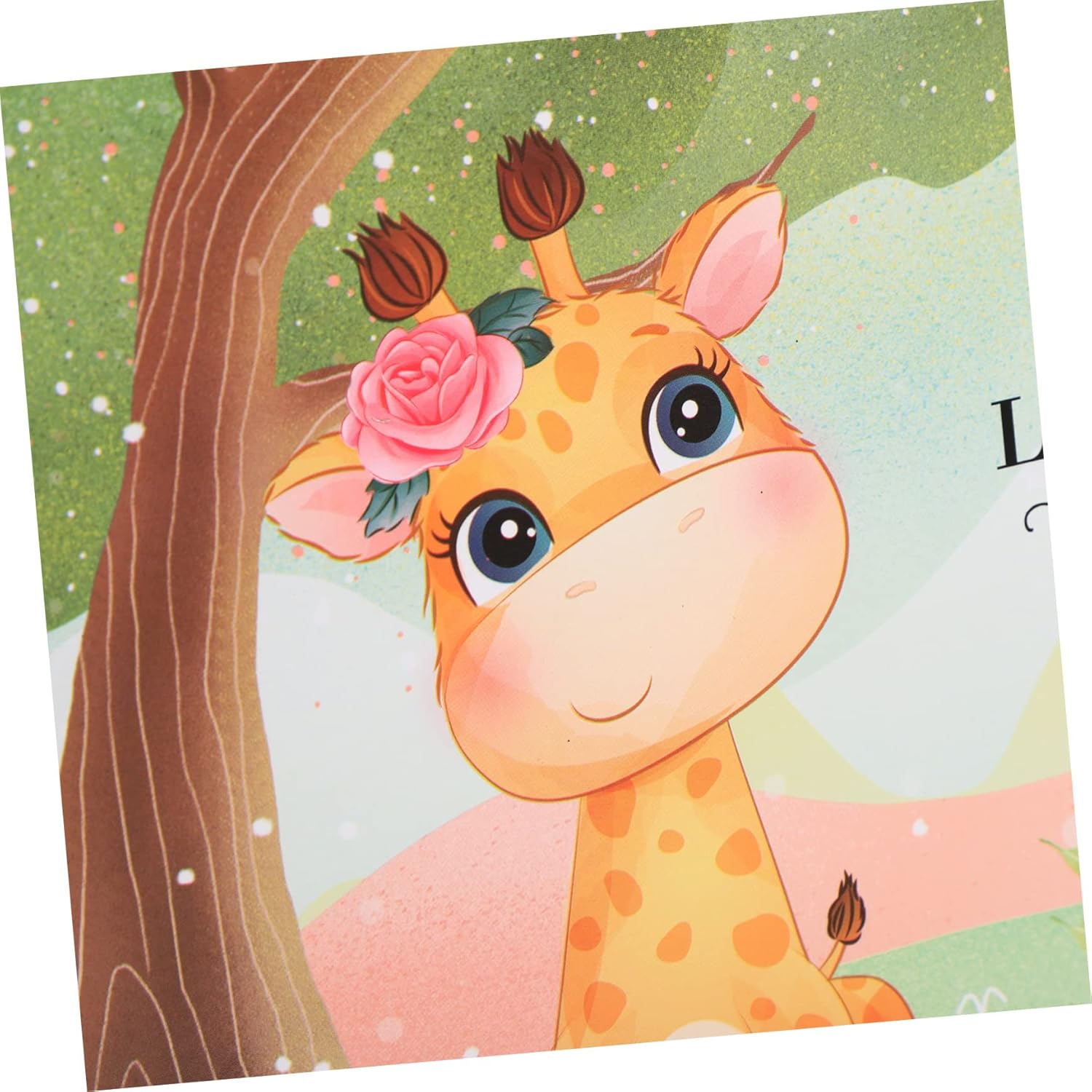 Giraffe Portable Handheld Storage Box Large Suitcase for Boys and Girls Travel Makeup Organizer Sundries Storage Case image number 2