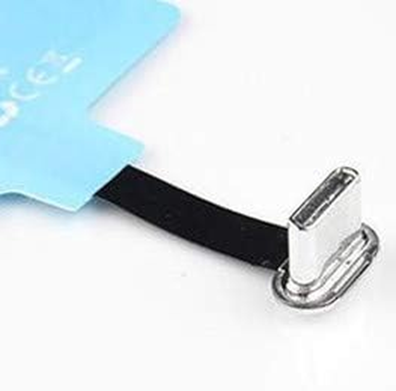 AISHEMI Wireless Charging Receiver Adapter with Fast Smart Microchip Technology for Samsung LG Huawei Sony Motorola Xiaomi Alcatel All Android Device USB Type-C - For Type C Blue image number 2