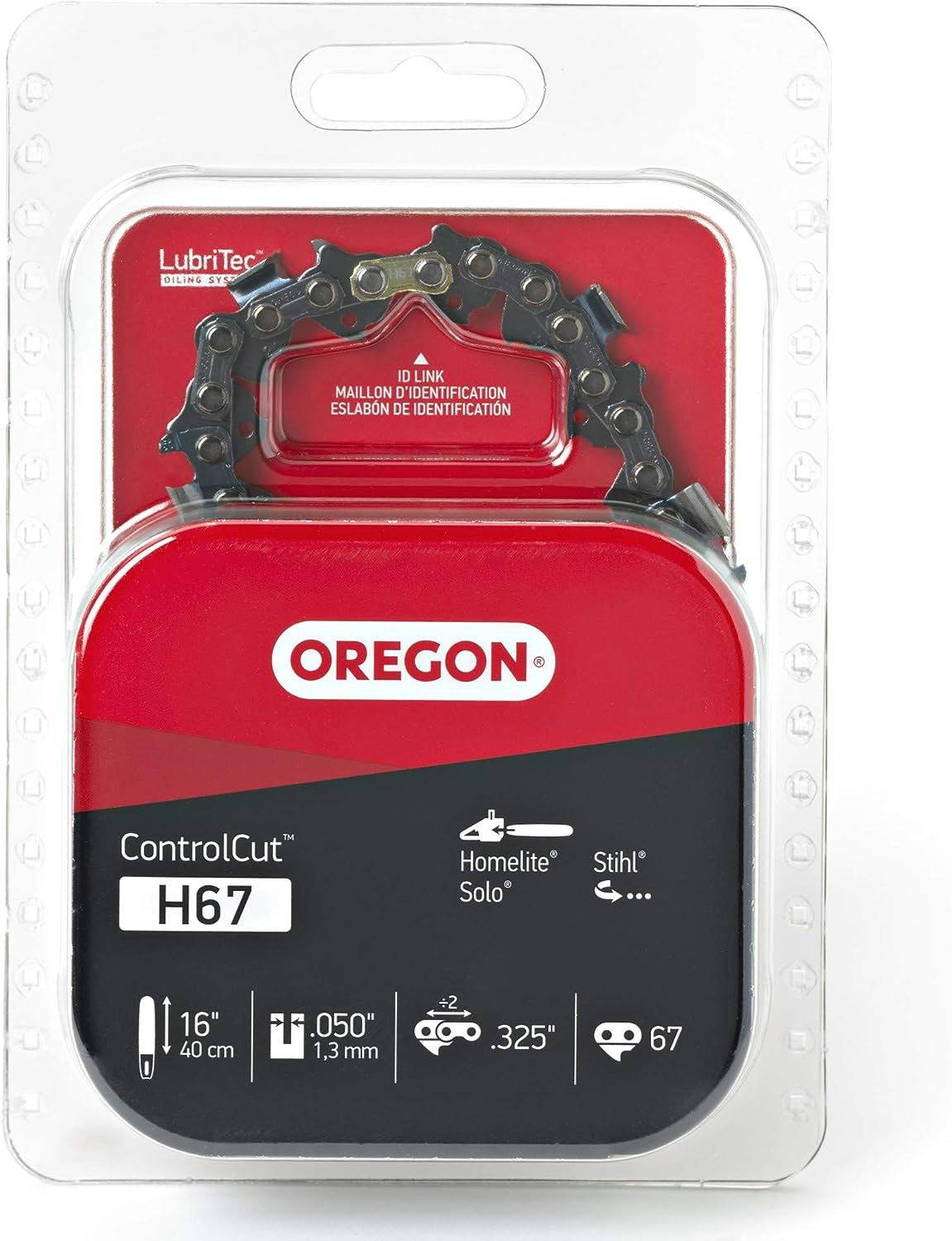 Oregon H67 Controlcut 16-Inch Chainsaw Chain, Fits Homelite, Stihl, Solo,Gray image number 2