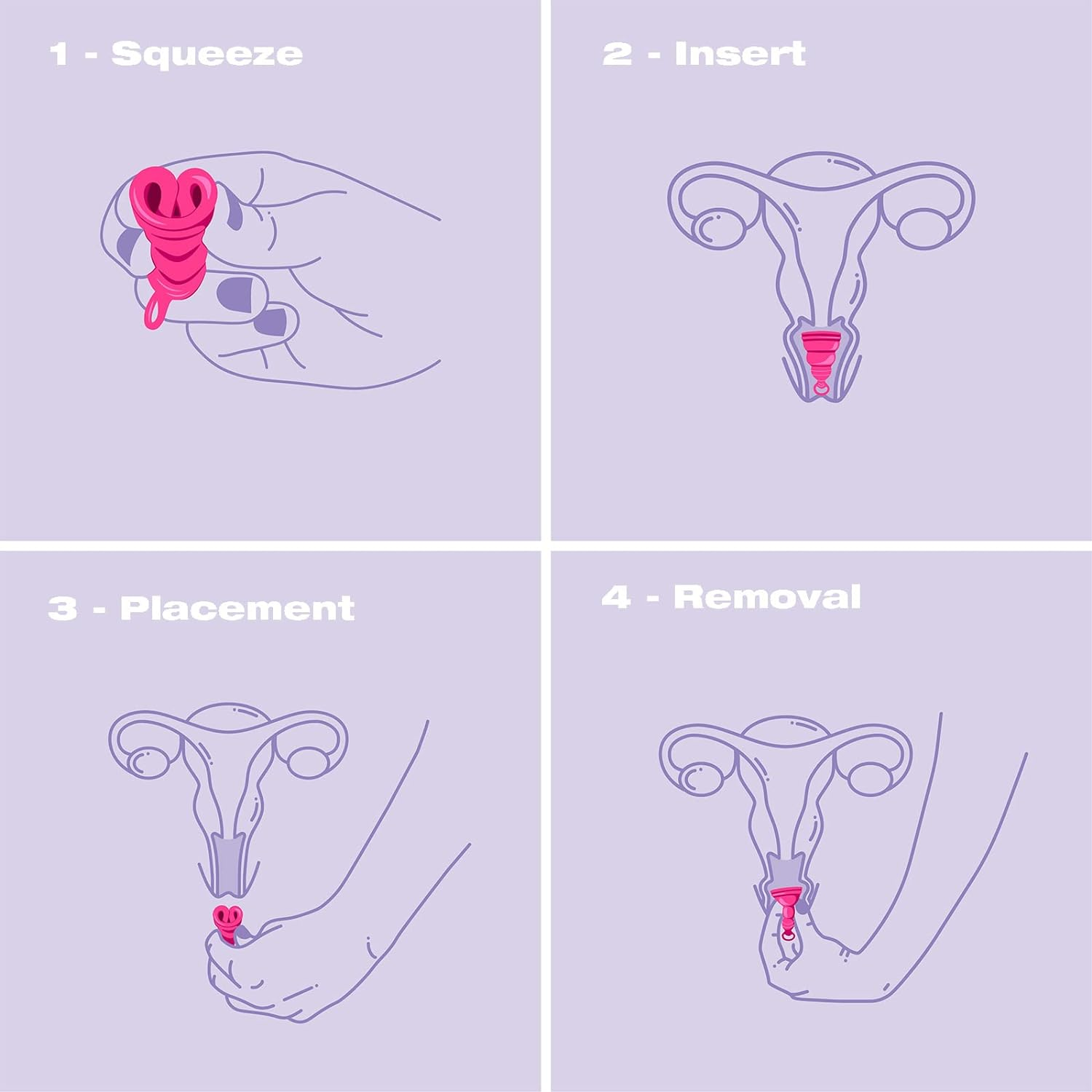 Intimina Lily Cup One - the Collapsible Menstrual Cup for Beginners, Period Cup for Teens image number 6