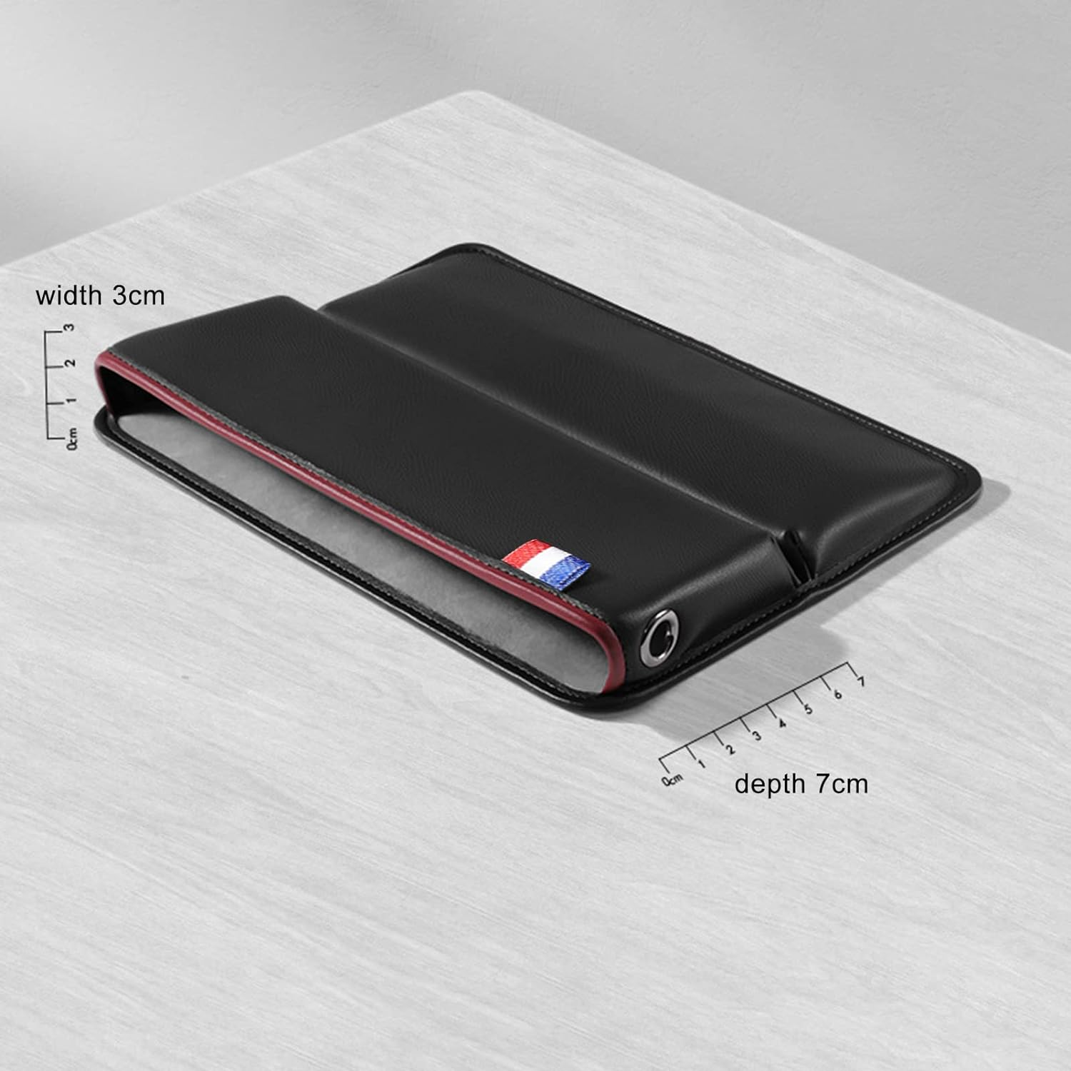 Eacam Car Seat Gap Filler - Universal Gap Filler & Storage between Seats - Universal Fit, Vegan Leather - Holds Phone, Keys, Glasses - Beige image number 4