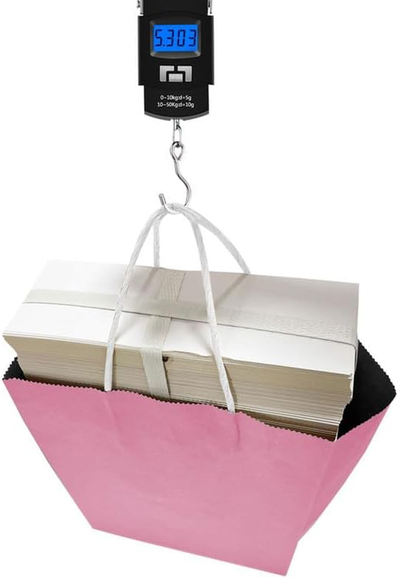 100 Pack Small Rose Red Paper Gift Bags with Handles 15X8X21Cm / 5.9"X3.1"X8.3" Bulk Small Gift Bags, Rose Red Paper Gift Bags, Party Favor Bags Goody Bags, Candy Bags, Treat Bags, Rose Red Kraft Bags image number 6