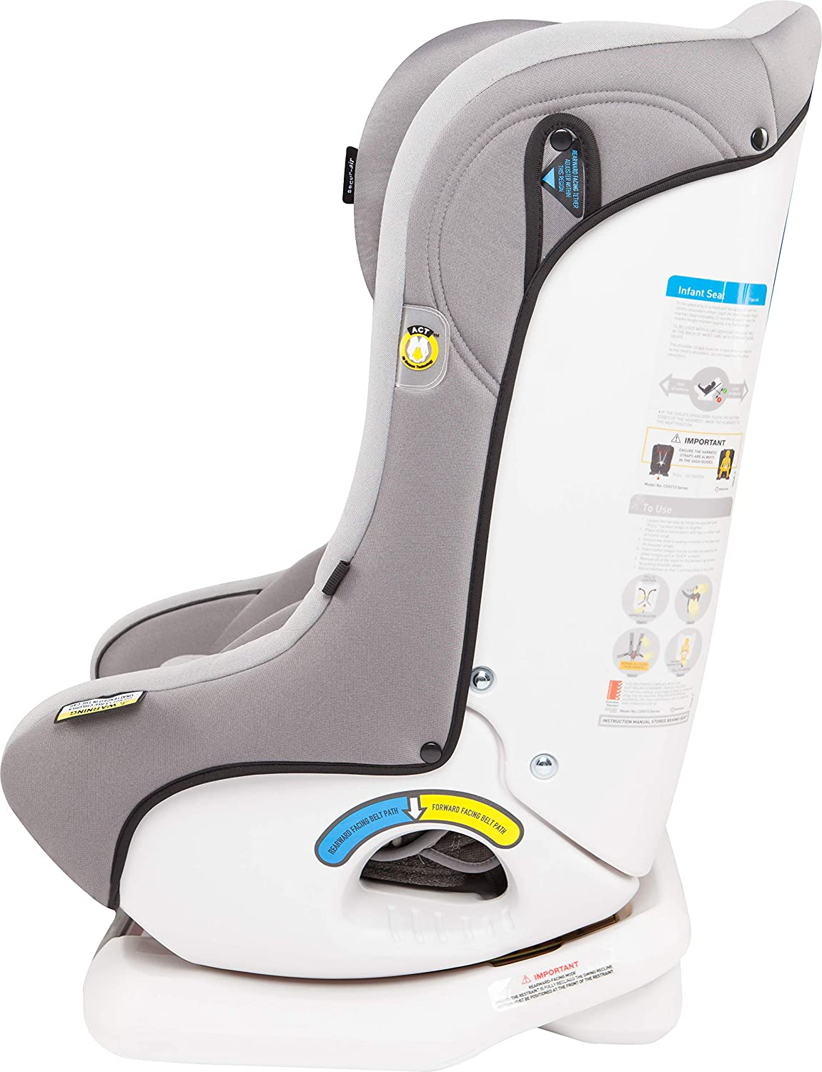 Infasecure Achieve Premium Convertible Car Seat 0 to 8 Years, Day (CS9213)