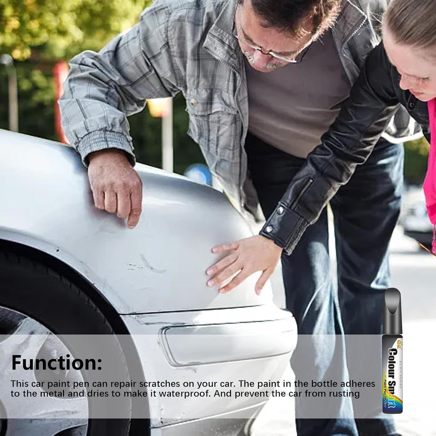 Fill Paint Pen,Car Scratch Repair Paint Pen - Scratch Removal Repair Fill Paint Pen Scratch Repair Auto Scratch Remover Pen for Doors image number 2