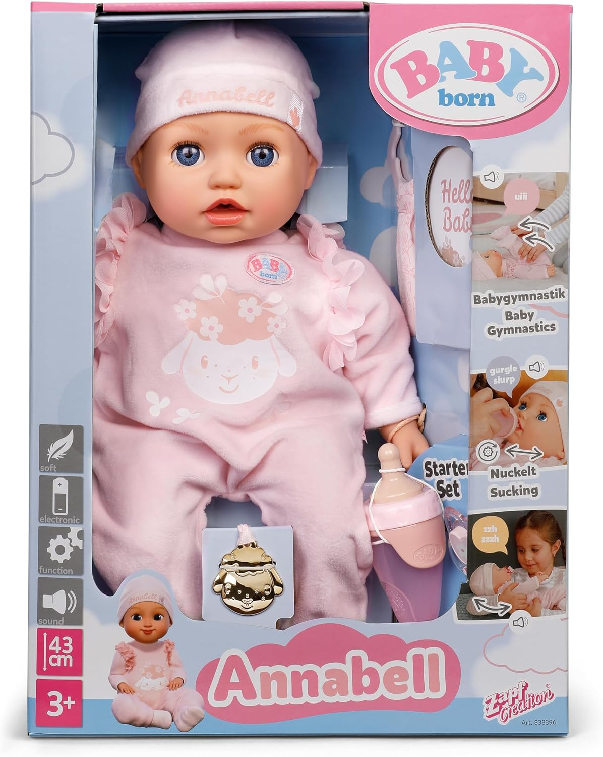 BABY Born Annabell 43Cm image number 6