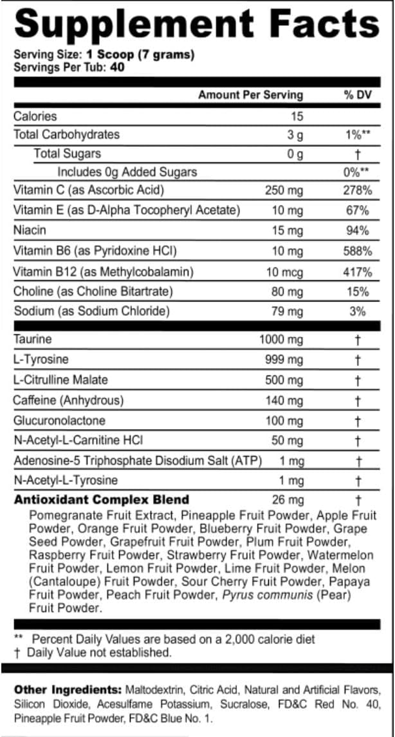 G Fuel Energy Formula Las Plagas Powder Supplement 280 G