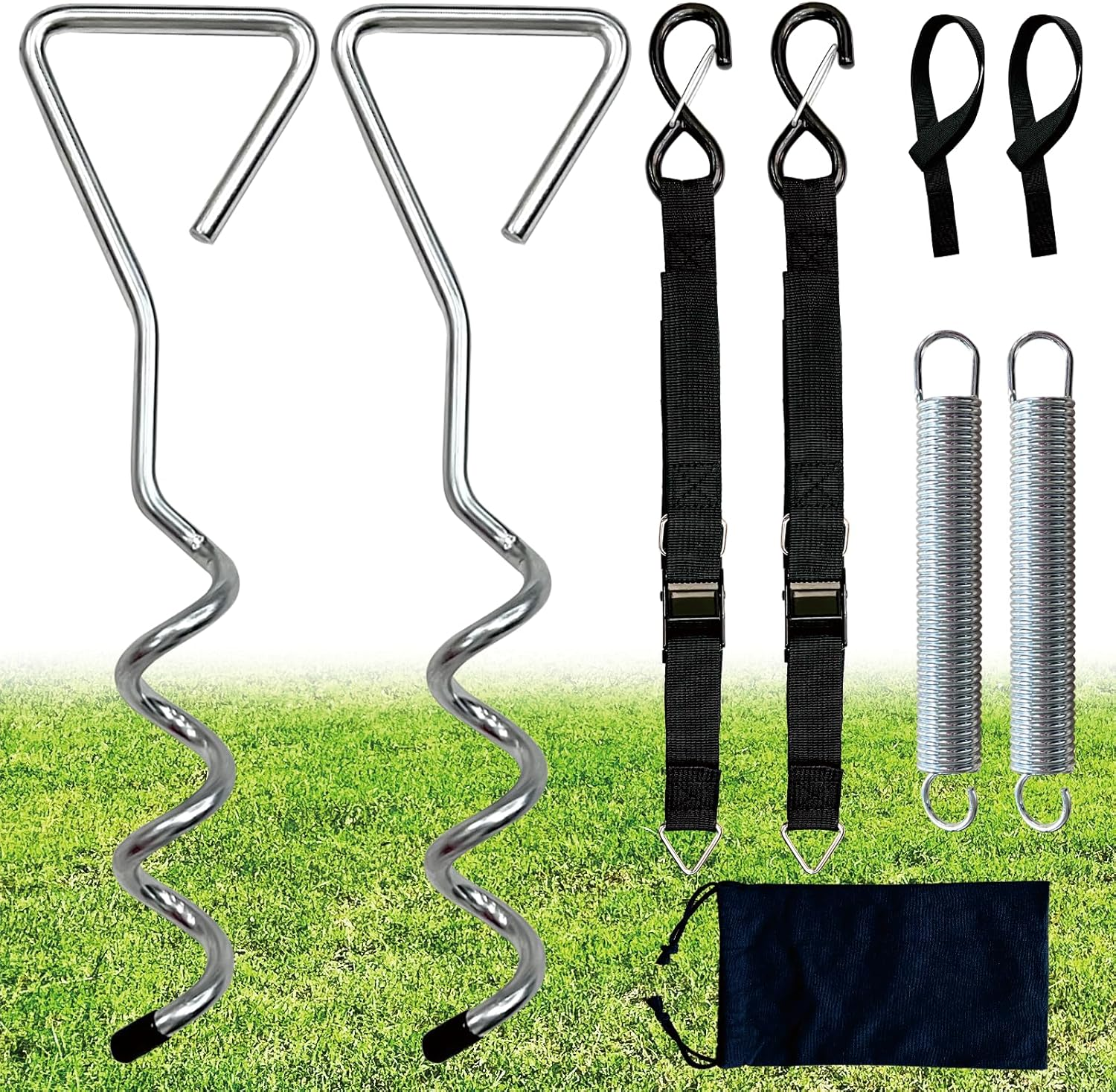 Dulepax Rv/Camper Awning Tie down Anchor Kit image number 5