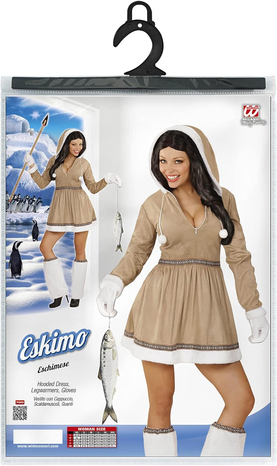 Eskimo (Hooded Dress, Legwarmers, Gloves) - (XL) image number 1