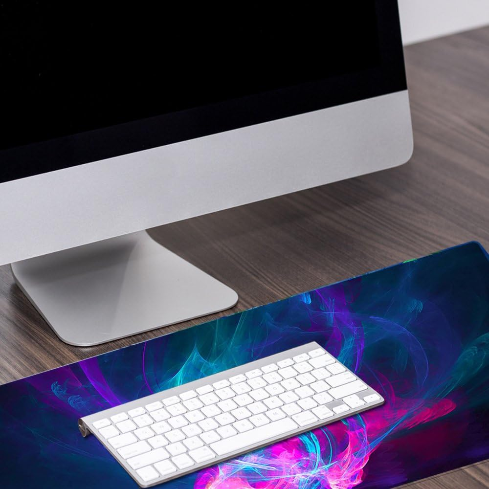 Large Gaming Mouse Pad XXL Extended Mat Desk Pad Mousepad Long Non-Slip Rubber Mice Pads Stitched Edges 35.4&rdquo;X15.7&rdquo; (016Xuancai) - 011Quantou image number 2