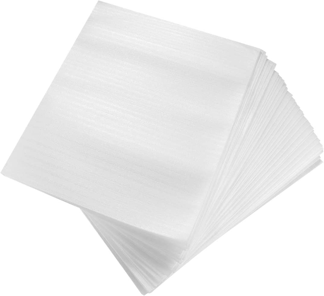 Mailers Poly Bags Foam Pouches Foam Wrap Sheets: 100PCS Packing Foam Cushioning Foam Padding for China Dish Plates Mugs Packing Supplies 20X25Cm Honeycomb Packing Paper image number 3