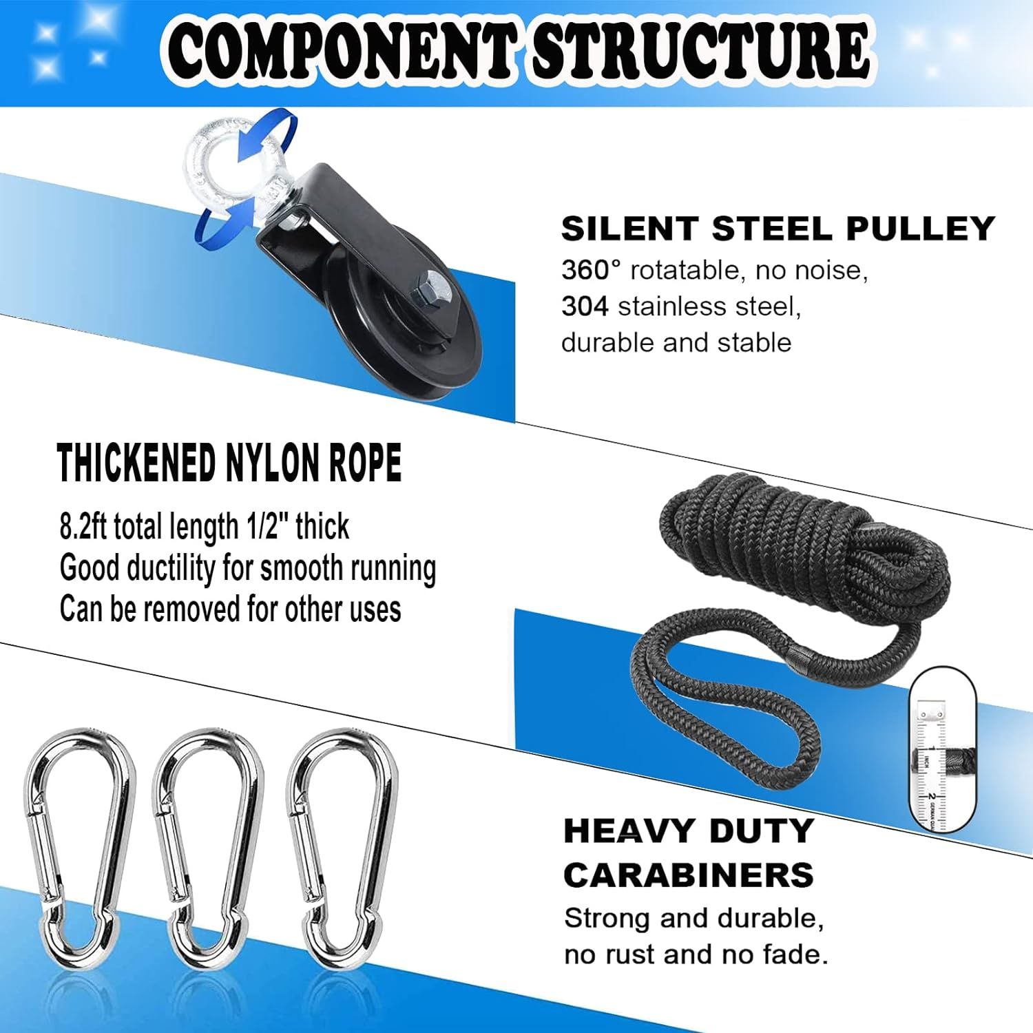 Taeku Pulley Cable Machine Men Women Professional Muscle Strength Fitness Equipment Forearm Wrist Roller Training for LAT Pulldowns, Biceps Curl, Triceps Extensions Workout image number 5