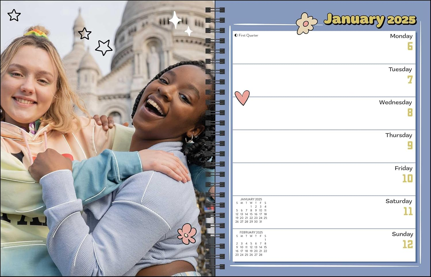 Heartstopper 16-Month 2024-2025 Weekly/Monthly Planner Calendar with Bonus Stick image number 5