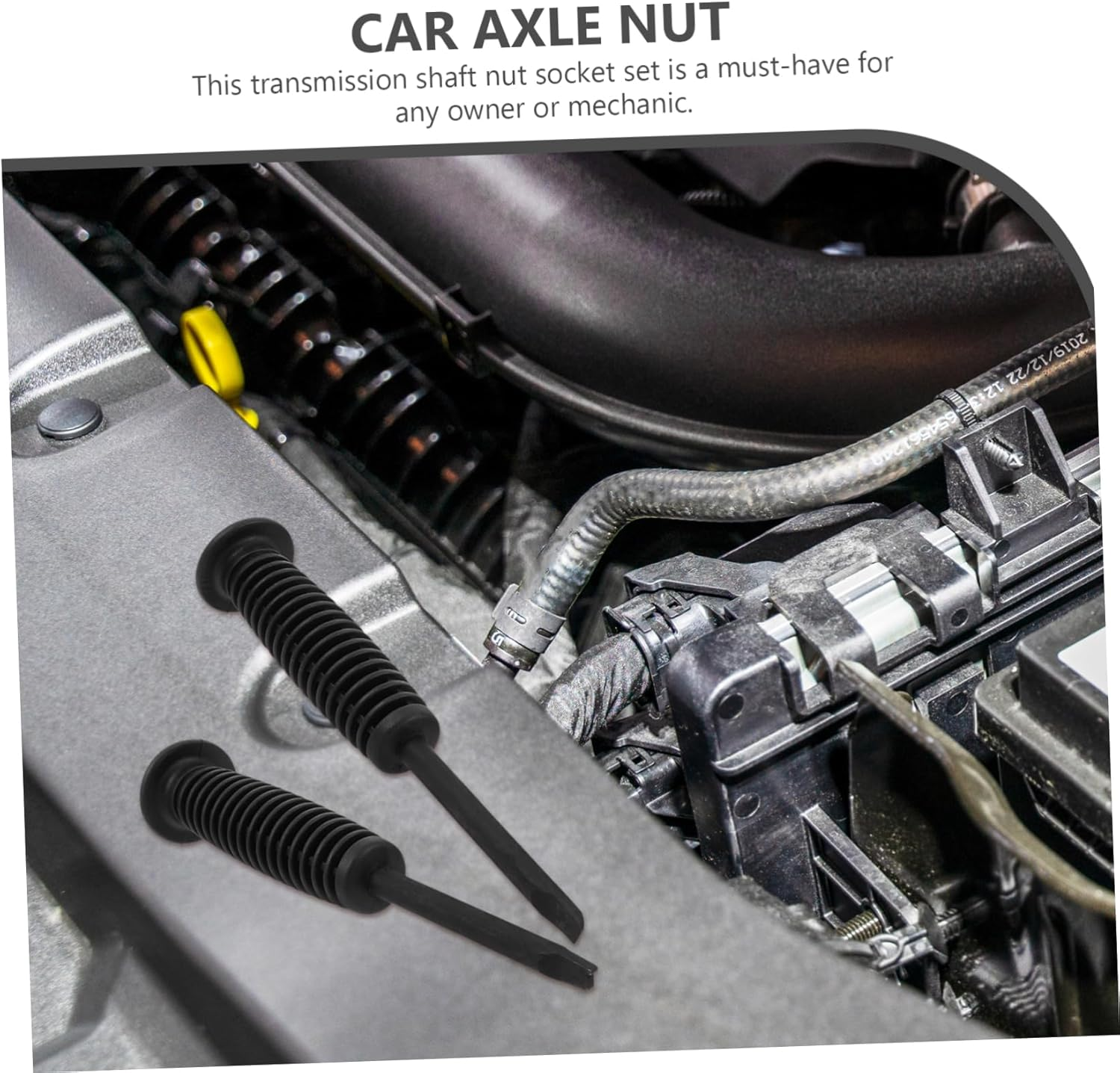 2Pcs Car Axle Nut Removing and Installing Tool Set for Automotive and Motorbike Repair, Drive Shaft Nut Remover Installer, Heavy-Duty Suspension Maintenance Equipment image number 5