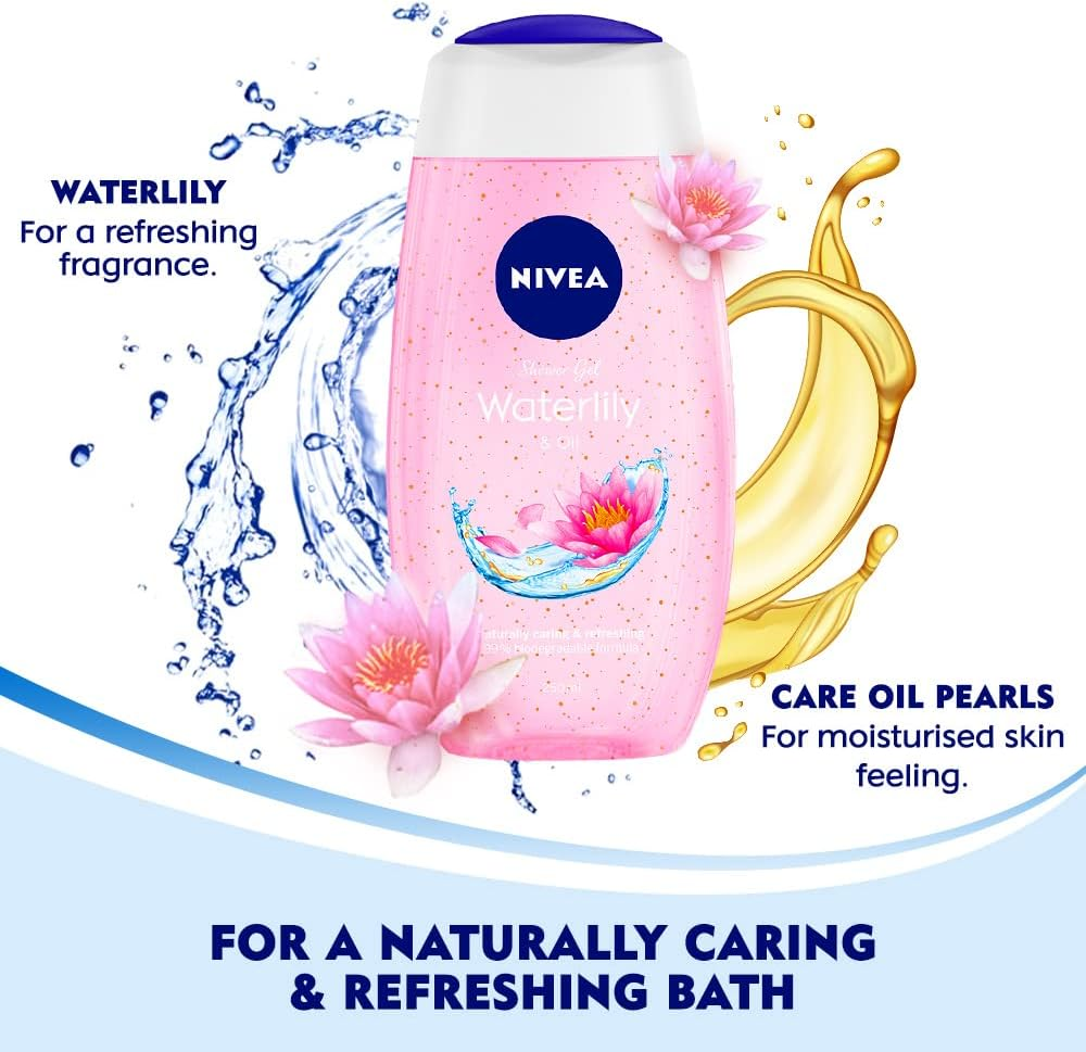 Nivea Gel Water Lily and Oil, 250 G image number 3
