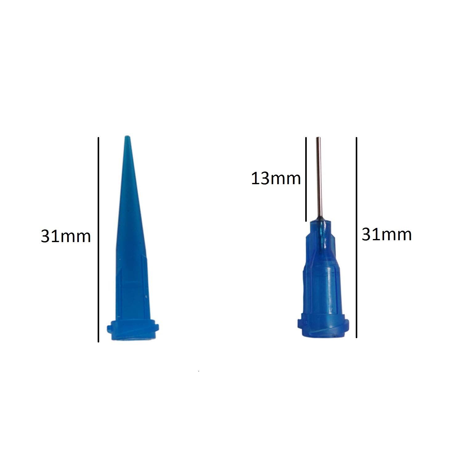 Warmsky Multi-Purpose Precision Applicator Set with 6Pcs 1 Oz Plastic Squeeze Bottles and 20 Tip for Hobby Craft DIY Project