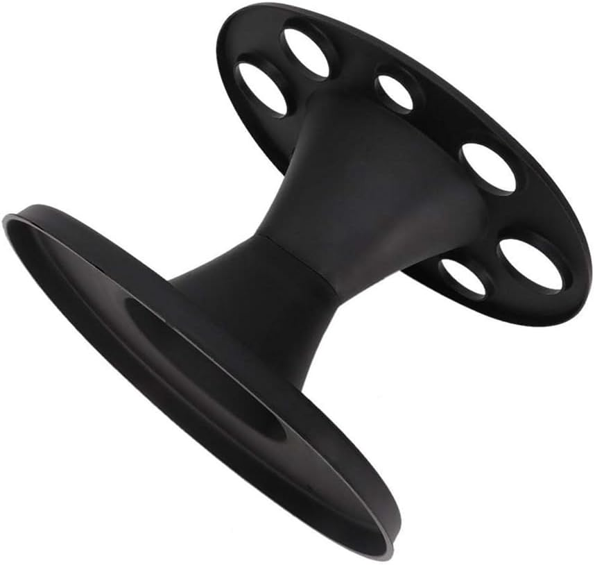 8 Holes Multifunctional Comb Brushes Holder, Plastic round Hair Brush Comb Holder Display Rack Hair Styling Brush Stand Shelf Accessories for Home Table Salon image number 3