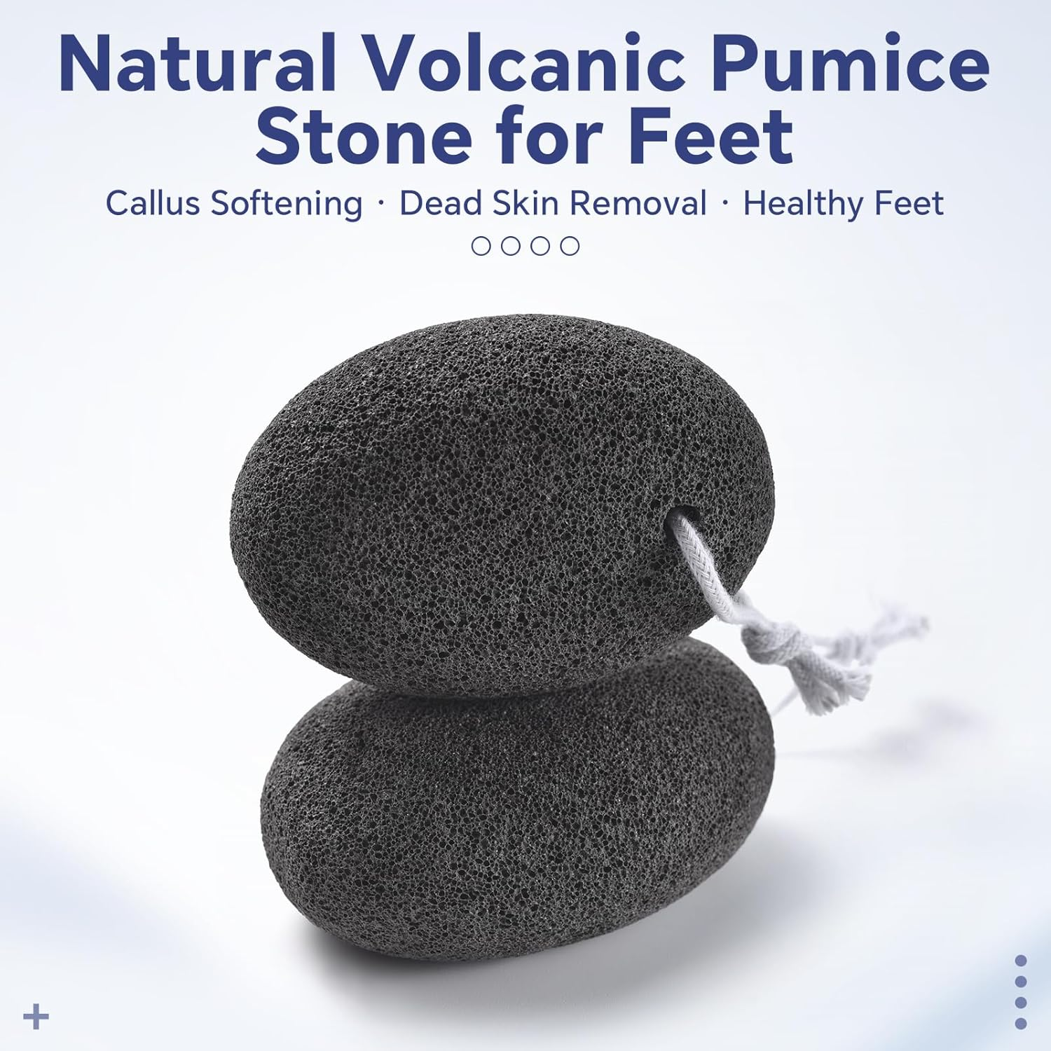 KADS 1Pcs Natural Volcanic Pumice Stone for Feet Heels Foot Exfoliating Calluses, Foot Dead Skin Cuticles Hard Skin Remover, Foot Care Scrub Tool for Salons, Spas, and Home Use - Purple 6Pcs Set image number 3
