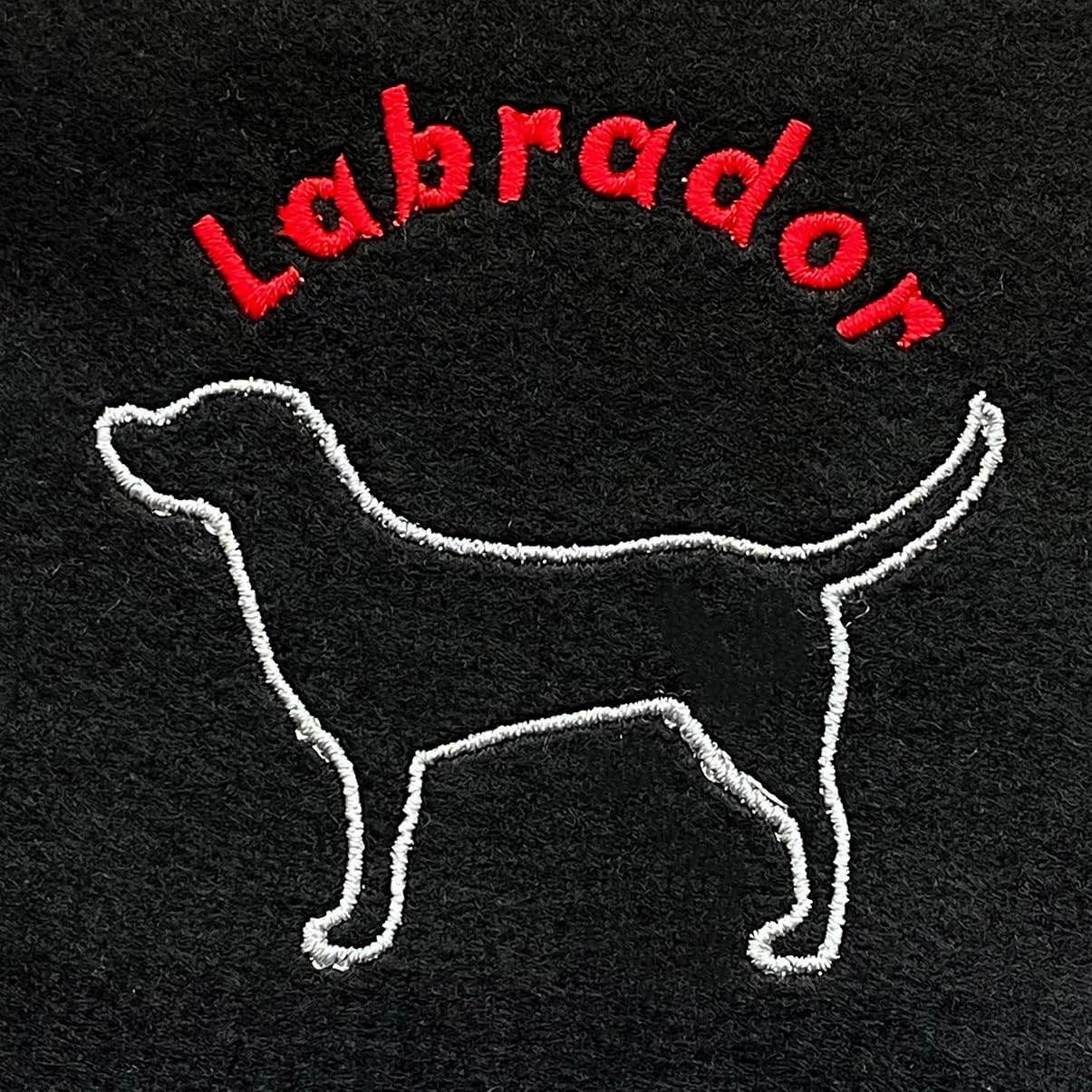 ニックナック Nickknack Heart Full Pet Paseo T-Shirt BK L Labrador [02005-03] Guide Dog Support Product Black image number 1