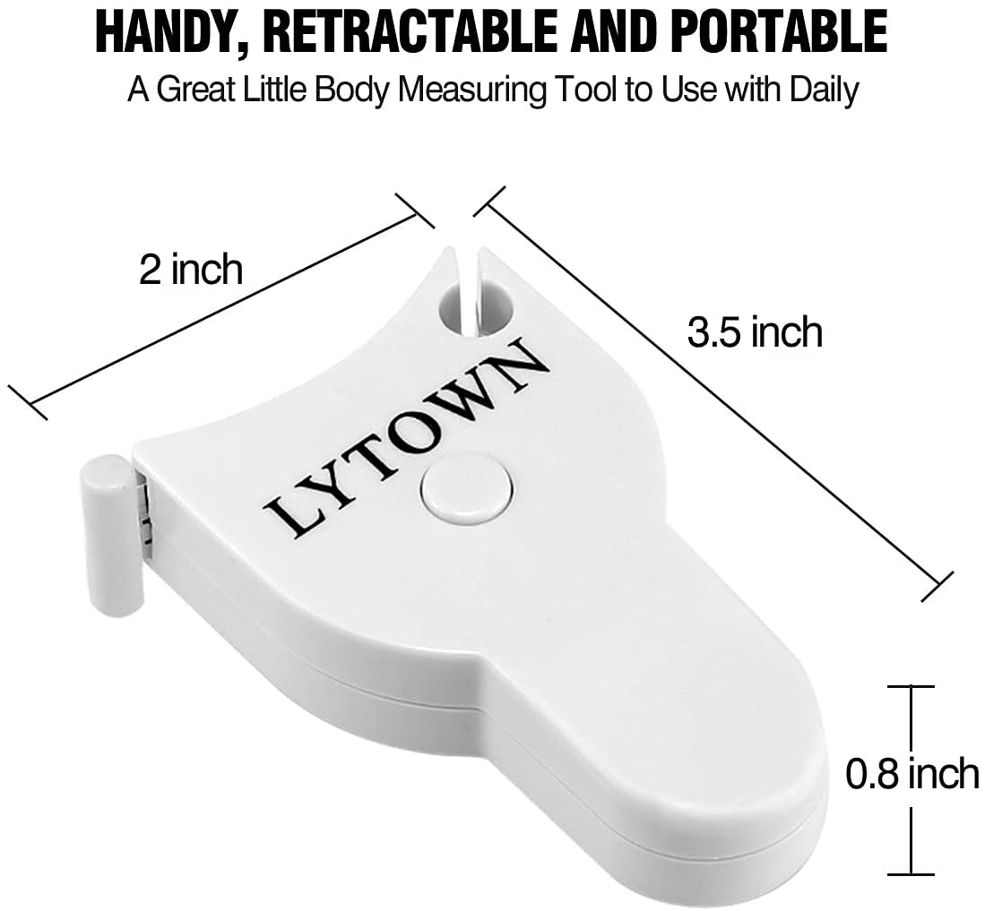 Automatic Telescopic Tape Measure(60In/150Cm), Measuring Tape for Body,Self-Tightening Body Measuring Tape,Retractable Tape Measure for Fitness, Weight Loss, Tailor, Sewing, Handcrafts (4 PCS)