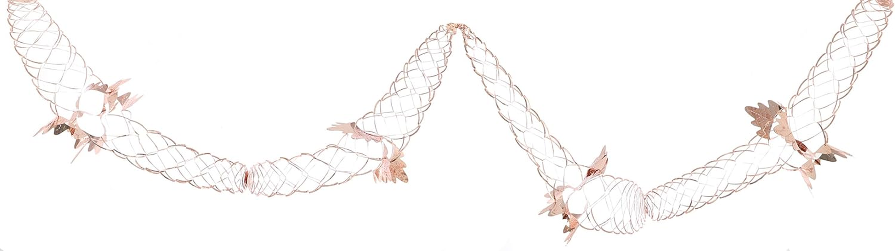 Christmas Concepts&reg; Pack of 2 9Ft Garland Festive Hanging Decorations - Rose Gold - Gold image number 4