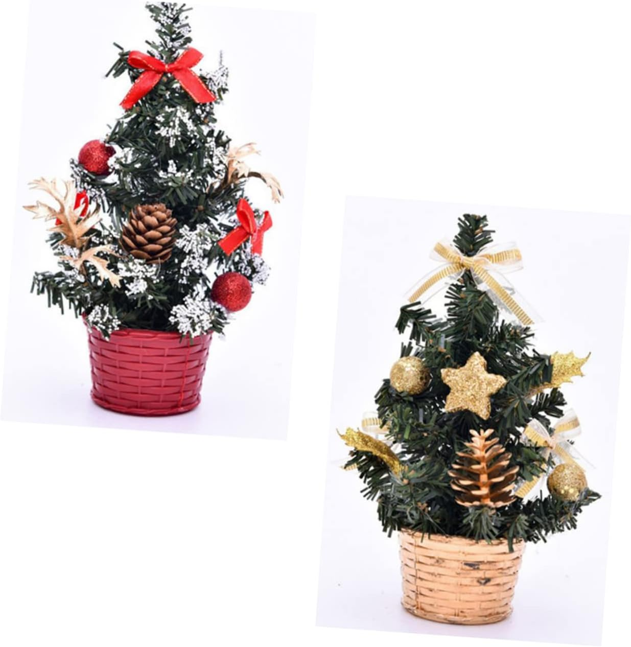 GARVALON Quality Material Christmas Tree Model Lifelike Xmas Tree Decor Perfect for Christmas Party Decorations image number 2