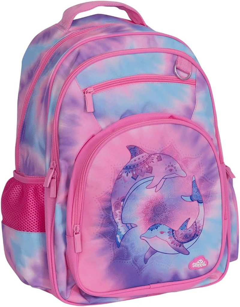 Kids Backpack - Tie Dye Splash Dolphin | Kids School Bag | Austrailia'S Favourite Schoolbag