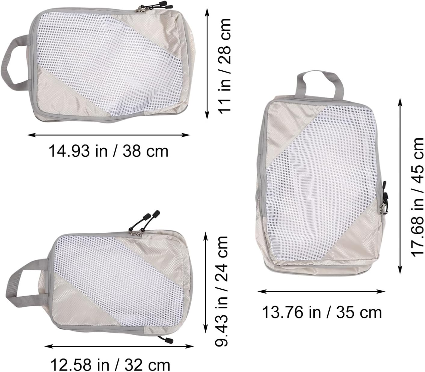 CONGARTENO 6Pcs Suitcase Packing Cubes Travel Organiser Bag Compression Packing Cubes Luggage for Bags for Travel Women-Friendly image number 1