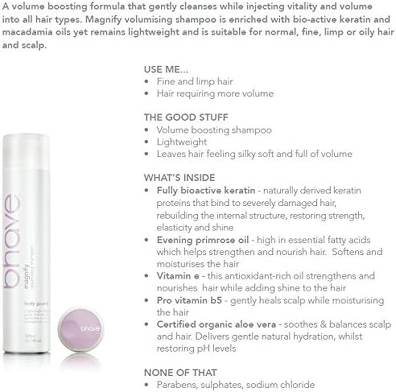 (300Ml) - Bhave Magnify Shampoo (300Ml) image number 1