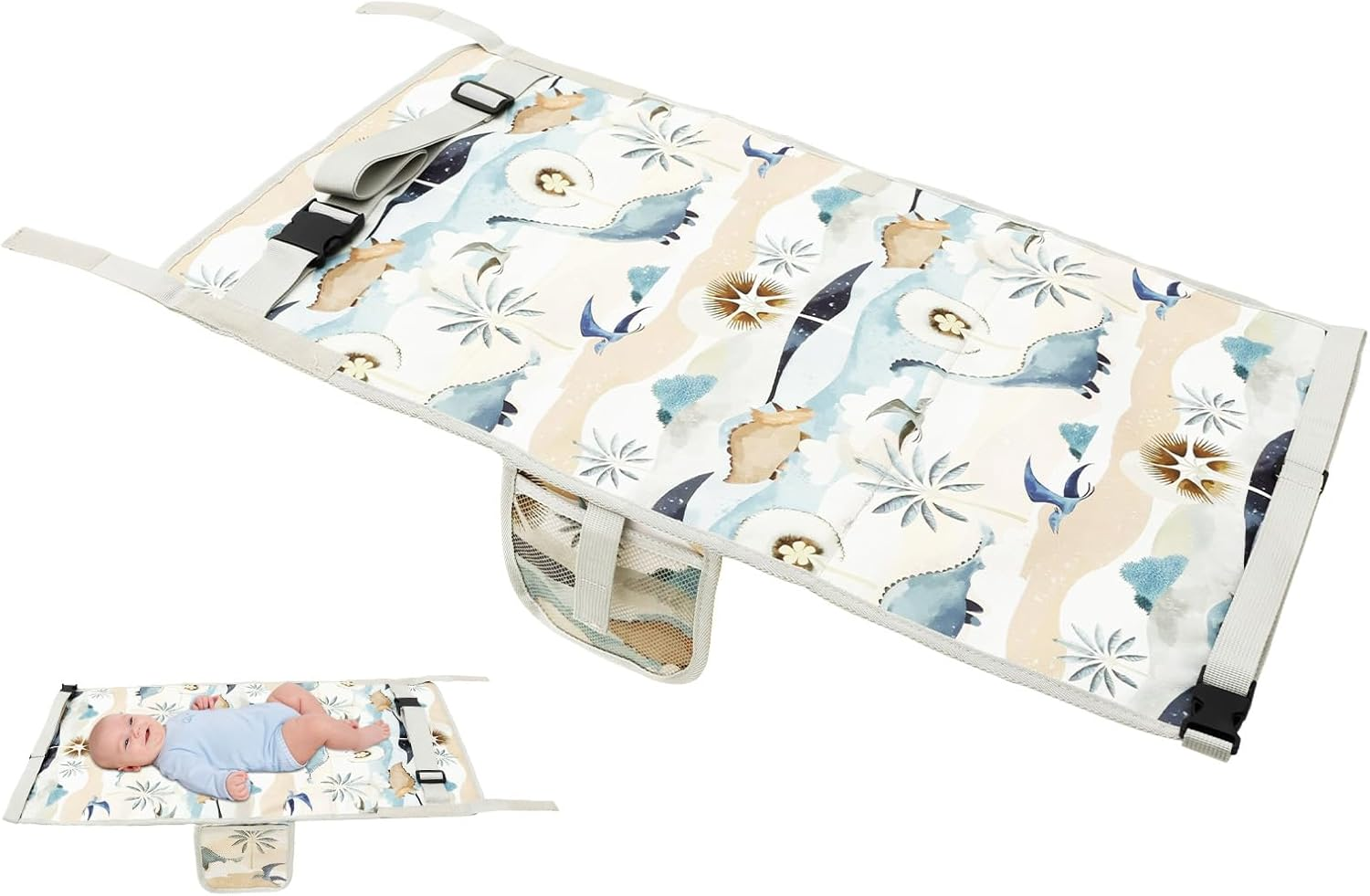 Fxvhojq Toddler Airplane Bed Breathable Oxford Cloth Kids Airplane Seat Extender Portable Toddler Plane Bed for Flying Long Flight Traveling(C)