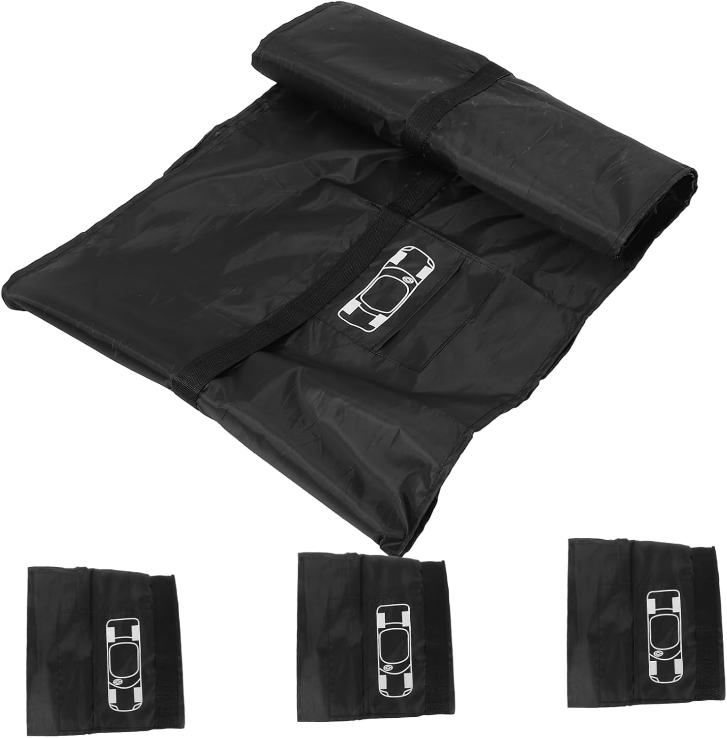 OSOLADY 4Pcs Spare Tire Cover Wheel Covers Uv Protection Sturdy Material for Cars Campers and Travel Trailers image number 1