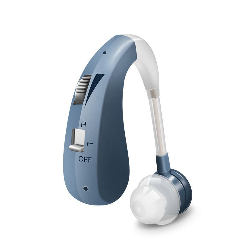 Hearing Aid for the Elderly, USB Rechargeable Ear Back Hearing Aid, Sound Amplifier, Collector