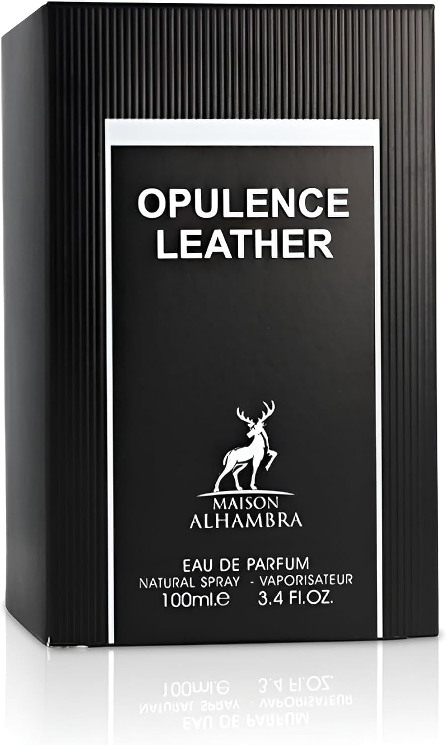 Opulence Leather by Maison Alhambra for Men - 3.4 Oz EDP Spray image number 1