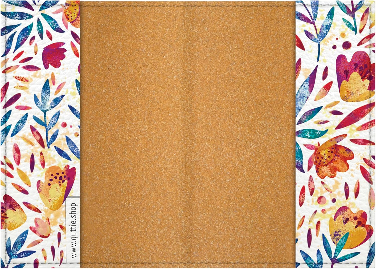 Quttie Passport Cover for Kids, Women and Men, Cute Travel Passport Holder, 20. Flower Pattern, Soft Cover - 08. Little Cool Dino image number 4