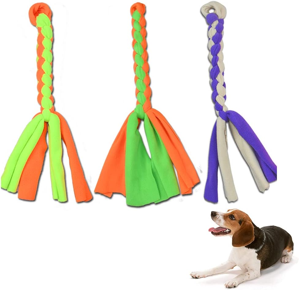 ASOCEA 3 Pack Dog Rope Toys for Dogs, Flirt Bar, Replacement Toys, Interactive Cotton Chew Toy, Chase and Pull for Small Medium Dogs, Puppies, Breeds, Chewers image number 6