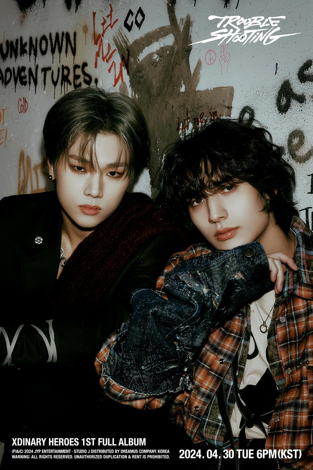 Xdinary Heroes TROUBLESHOOTING 1St Full Album NEMO Random Version Case+1P Lenticular QR Card+12P Photocard+1Ea Sitcker+Tracking Sealed XH image number 1