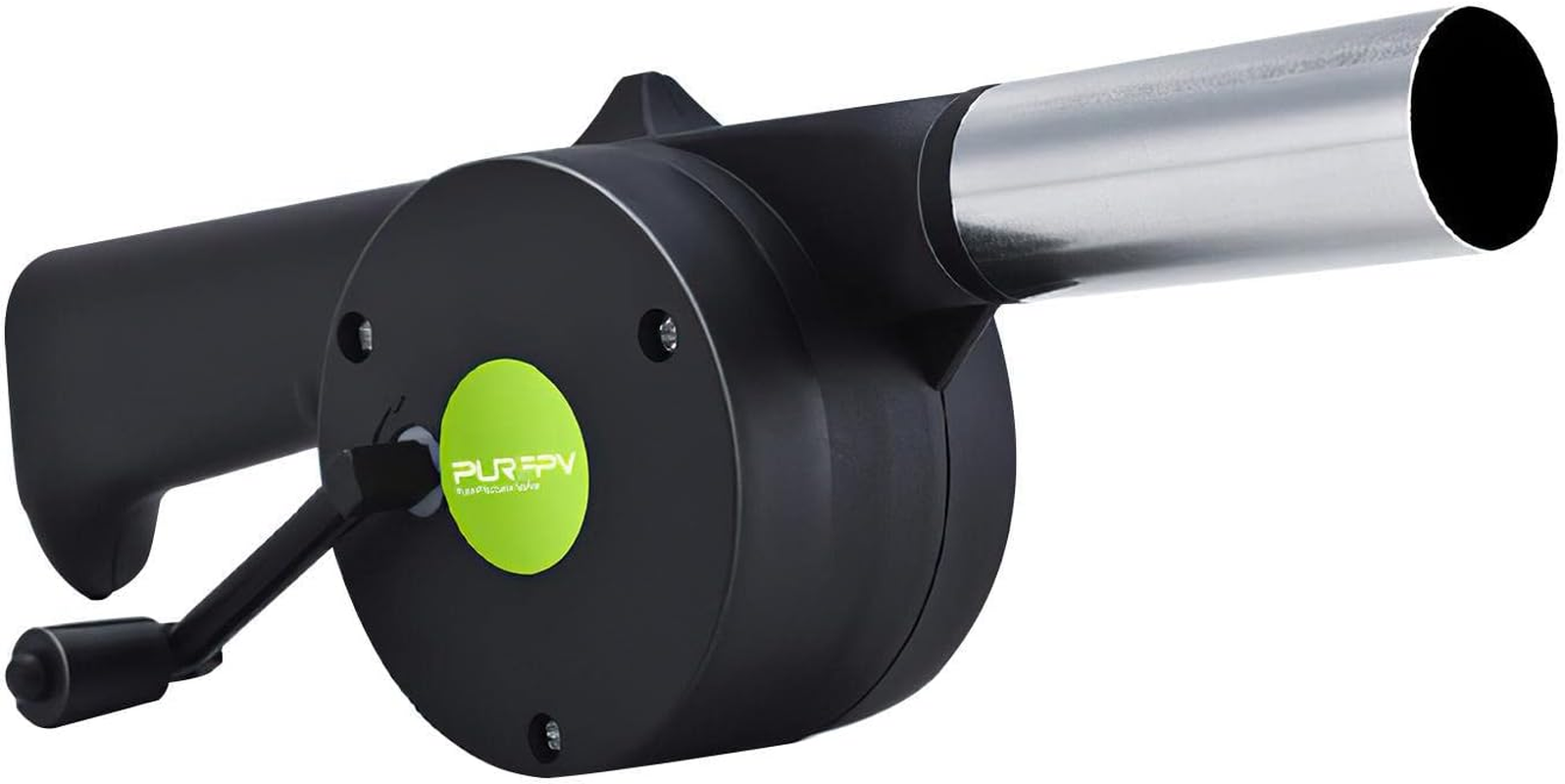 BBQ Fan Air Blower - Fire Blower Hand Crank Fan for Fireplace BBQ | Portable Hand Blower for Indoor Outdoor Camping Fire Pit Barbecue Helves image number 1