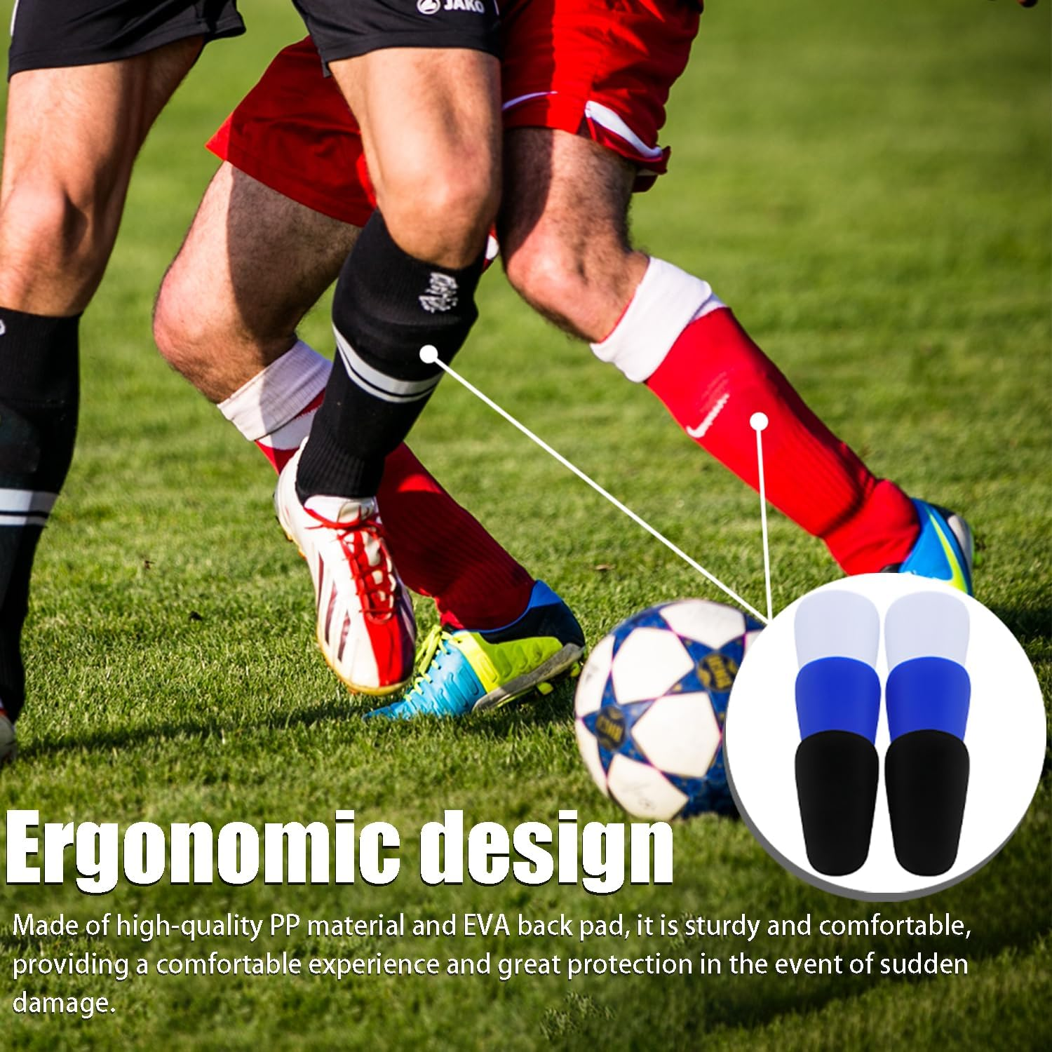 Soccer Shin Guards Mini Soccer Shin Guard Sleeves for Lightweight and Breathable Leg Protection Unisex Youth Soccer Shin Pads image number 5