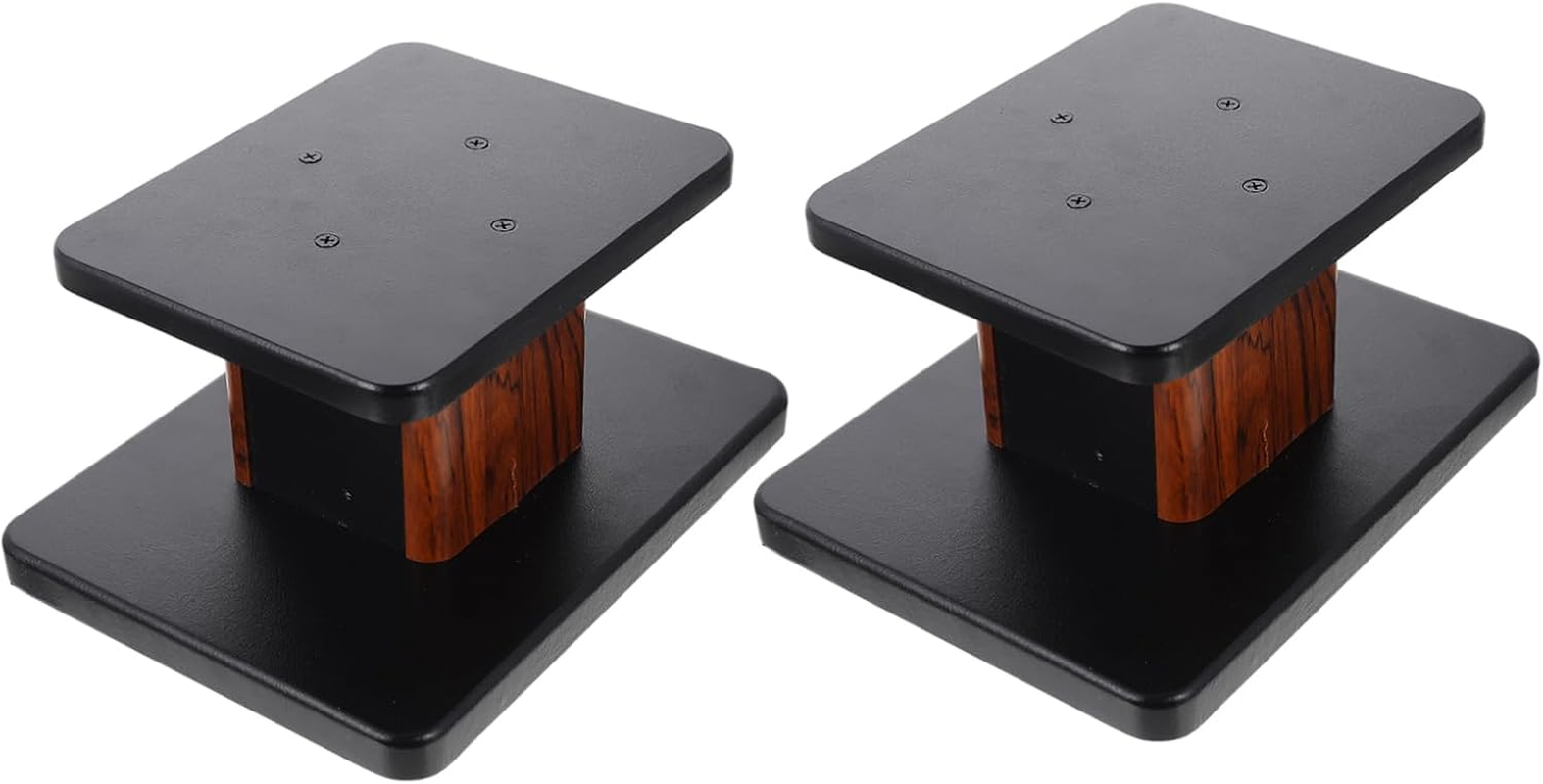 Jojofuny Speaker Stand Pair for Karaoke and Desktop Speakers 15Cm Height for Home Audio Surround Sound and Hifi Bookshelf Use image number 4