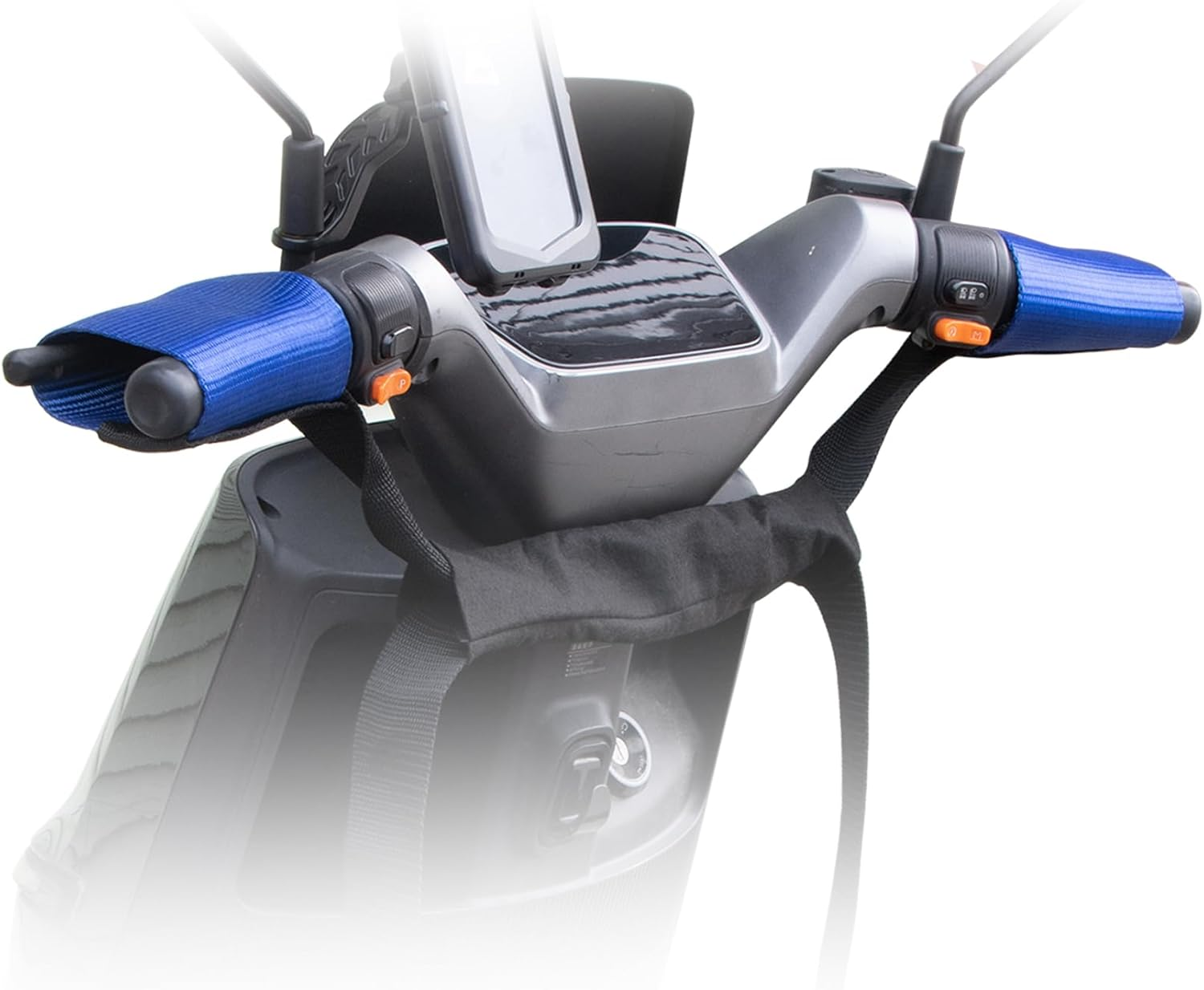 Universal Biker Bar Handlebar Strap - PSLER Bar-Harness II Universal Loop Handle Bar Motorcycle Tie down Straps Handle Belt for Motorcycle Handlebar Trailer, Dirt Bike, Dirt Bike, Red