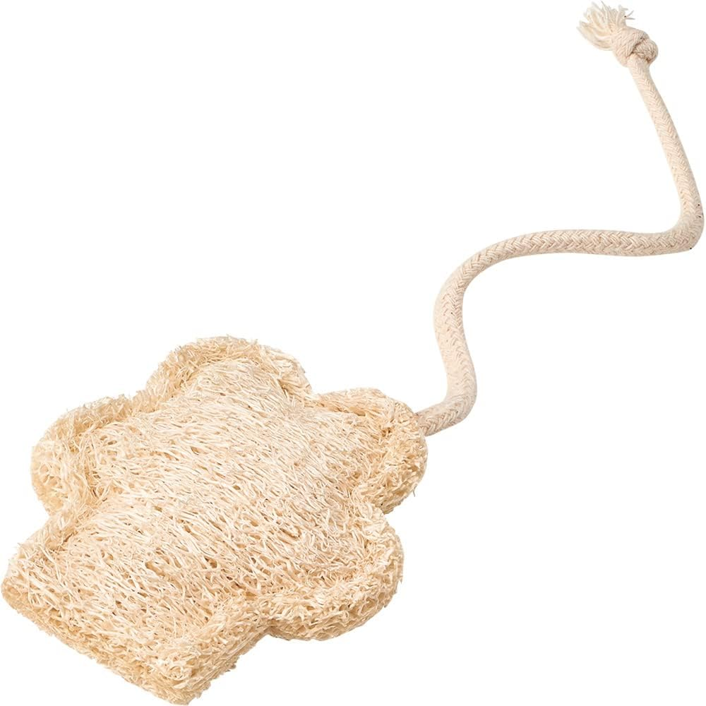Marukan NYANTA Club Naturaha Dental Toy Loofah and Cotton String Cat Hands