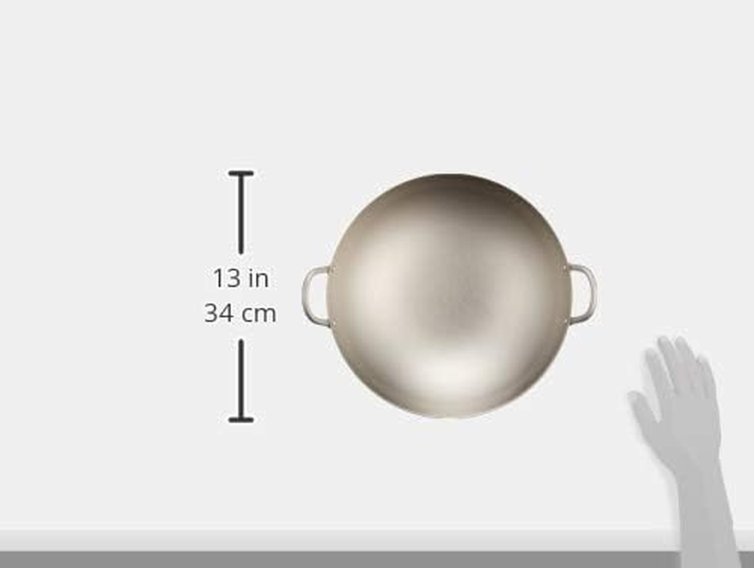 EBM Pure Titanium Ultra Lightweight Chinese Double Handed Pot, 13.0 Inches (33 Cm) image number 2