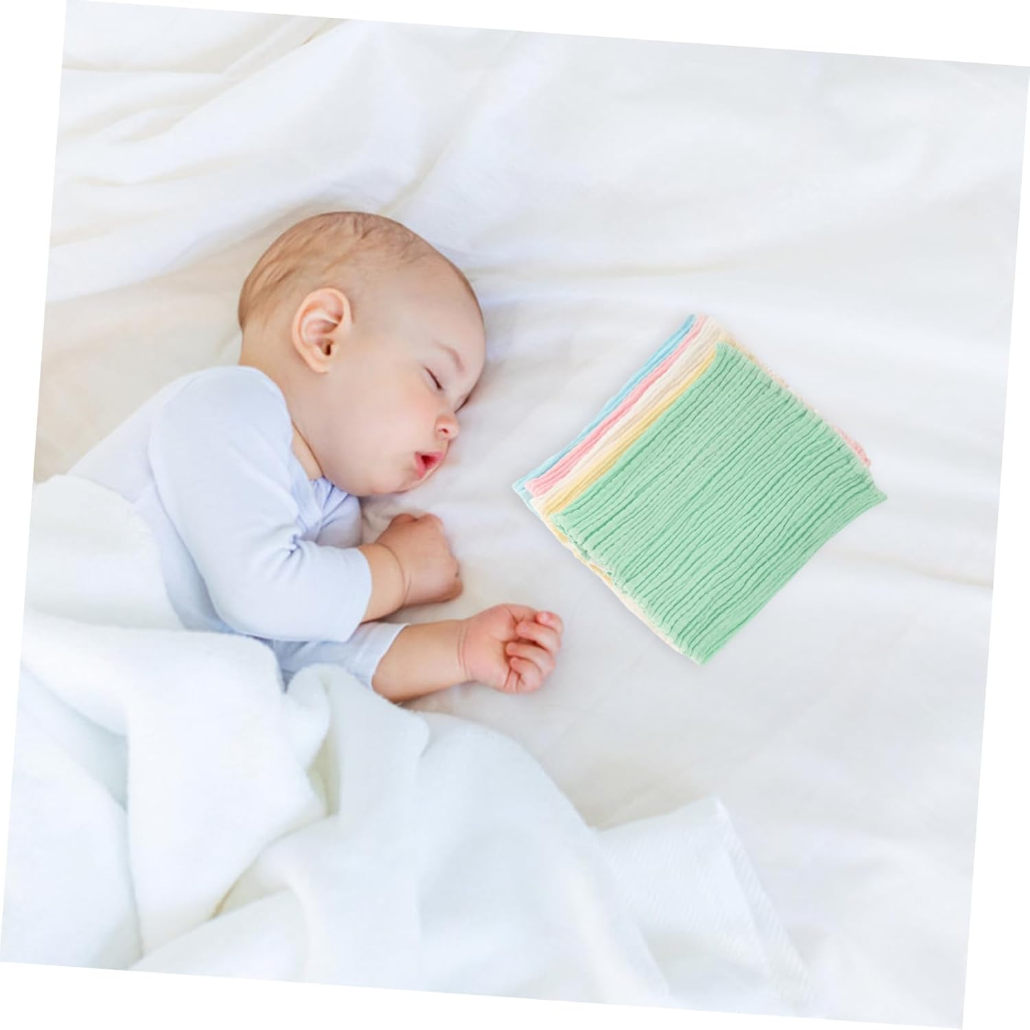 5Pcs Navel and Belly Circumference Belt Cotton Cord Belly Wraps Newborn Abdomen Band for Gas Relief Digestion Support