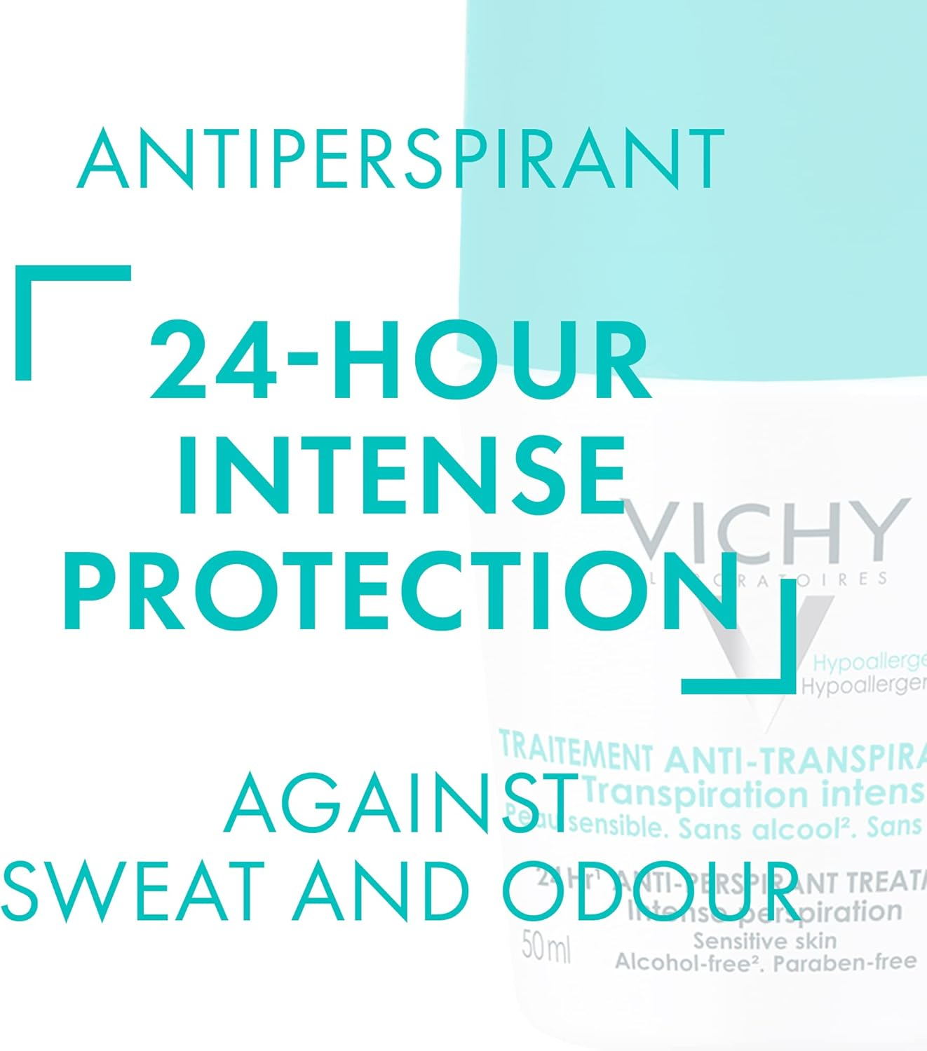 Vichy Intensive Anti-Perspirant 48 Hour Roll-On Deodorant 50 Ml