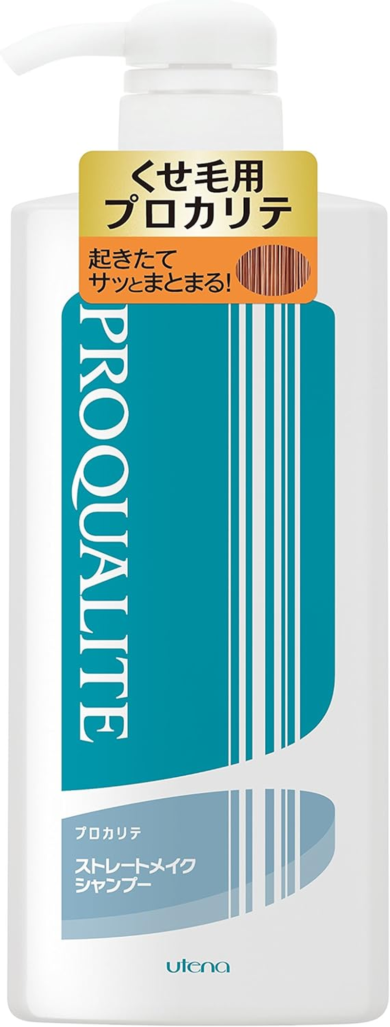 Utena PROQUALITE | Shampoo | Straight Make Shampoo C Large 600Ml for Frizz Hair (Japan Import) image number 1