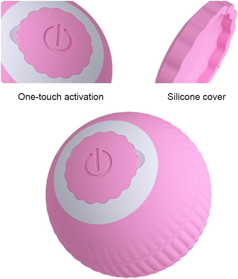 Automatic Ball Toys USB Rechargeable Smart Interactive Cat Toy ABS Intelligent Rolling Toy Ball for Indoor Playing image number 4