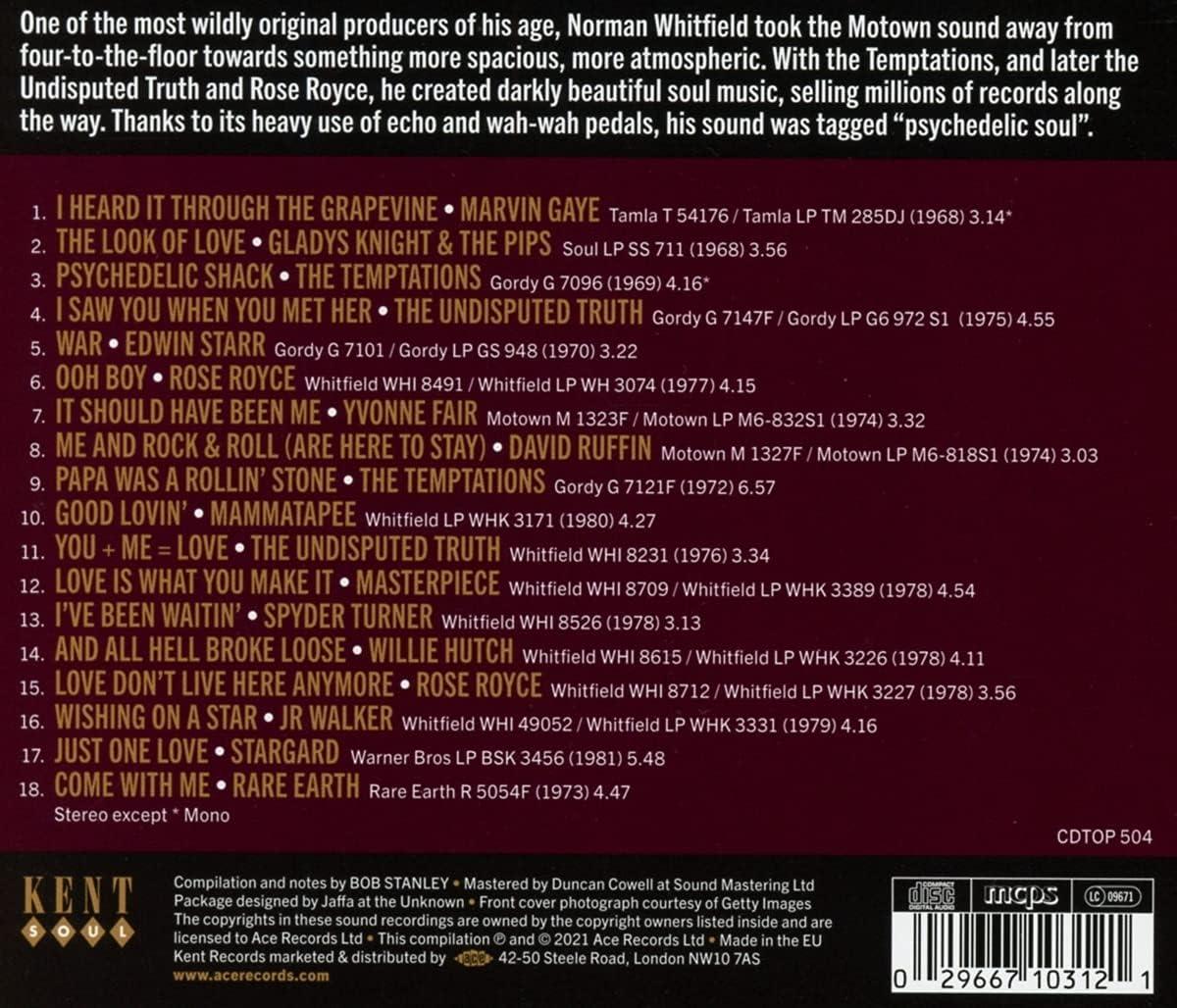 Psychedelic Soul Produced by Norman Whitfield image number 1