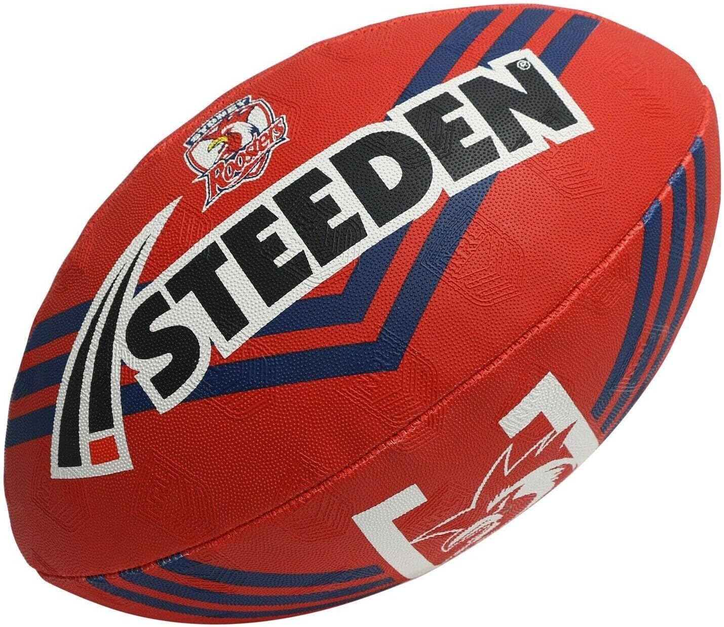 Steeden Sydney City Roosters - Size 5 - NRL Supporter Football image number 1