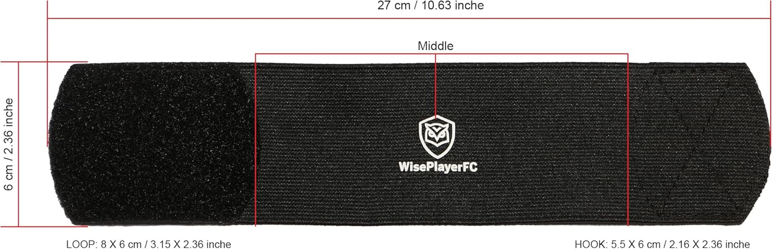 WISEPLAYERFC Football Shin Pads - 2 Elastic Bands for Shin Pads for Adults and Children - Blue image number 4