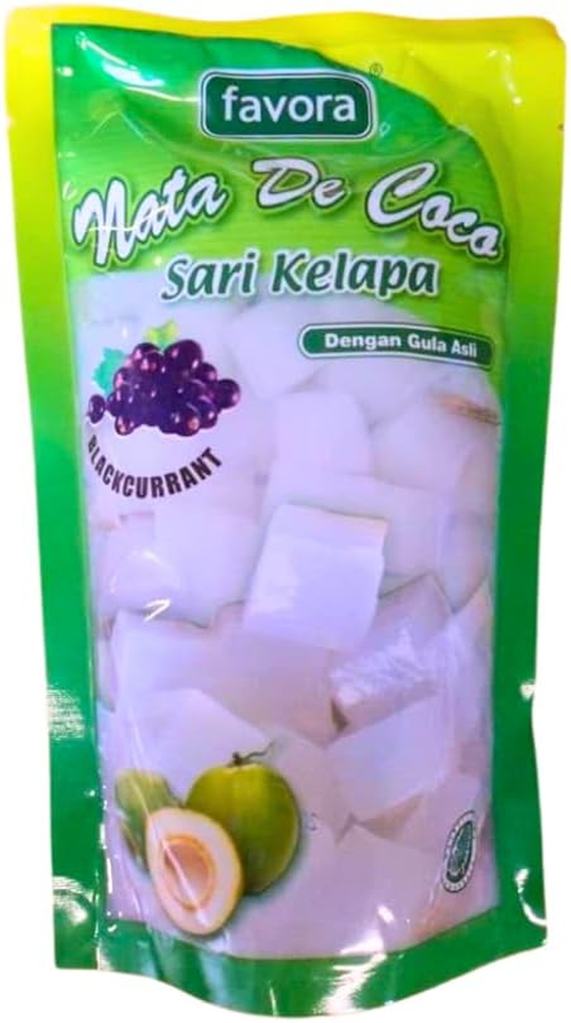 Favora Blackcurrant Nata De Coco 360 G
